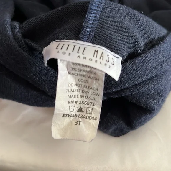 Little Mass Dress, SZ 3T, Hooded, Soft fleece feel, shinny Gold Butterflies (T4) - Picture 10 of 11